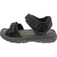 Josef seibel Sandalias 'Sandale Herren 16801TE261 100 Echtleder in schwarz' negro