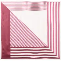 Samsøe & Samsøe Pañuelo 'Elli' pitaya / borgoña / blanco