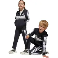 Adidas Chándal 'Essentials Tiberio' negro / blanco