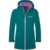 TROLLKIDS - Girl's Kristiansand Coat - Chaqueta softshell size 140, turquesa