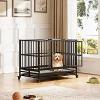 StarTech.com Cama para perros y sofá para perros - Diseño de sofá - Material de fibra - Lavado a mano - Color sólido - Negro