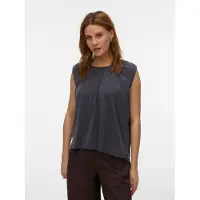 Vero Moda Top 'VMFilli' gris oscuro