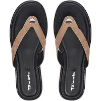 Tamaris Sandalias de dedo taupe