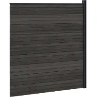 vidaXL : Juego de jardín, 175 x 186 cm, fabricado en WPC y aluminio, color