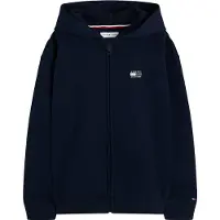 Tommy Hilfiger Sudadera con cremallera 'Tonal Flag Logo Zip-thru' marino