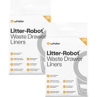 Whisker Litter-Robot Waste Drawer Liners - 50 unidades