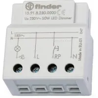 Finder Atenuador electrónico , 230 VAC, máx. 50 W, para LED, modelo 15.91.8.230.0000 (159182300000)