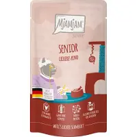 MjAMjAM Comida húmeda - Pouch Senior Cat - Ternera - 12 x 125 g