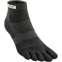 Injinji - Run Original Weight Mini Crew - Calcetines de running size 44,5-47, negro