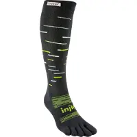 Injinji - Snow Over The Calf - Calcetines de esquí size 47,5+, negro