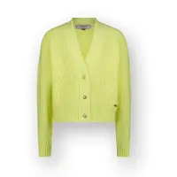 Vingino Girls Manda Cardigan Shadow Lime Talla: 12 | Chalecos Outlet | kids | Verde