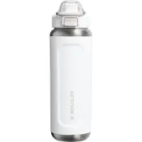 Stanley The Legendary Wellspring Bottle 24oz, Frost 10-13111-030 botella térmica con tapón abatible, 700 ml