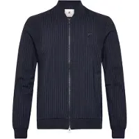 FILA Lucca Regular Pinstriped Track Jacket Black Iris / Egret Str Talla: M | Sudaderas con Capucha Outlet | Hombre | Negro