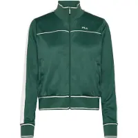 FILA Michi Regular Cropped Taped Track Jacket Posy Green Talla: L | Sudaderas con Capucha Outlet | Mujer | Verde