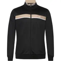 FILA Sagano Regular Taped Track Jacket Black-white Pepper Talla: XL | Sudaderas con Capucha Outlet | Hombre | Negro