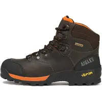 Aigle Botas con cordones 'Altavio' marrón oscuro / negro