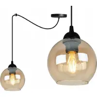 LightHome Lámpara colgante elegante con pantalla de vidrio