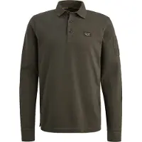 PME Legend Jersey 'American Classic polo with long sleeves' verde oscuro