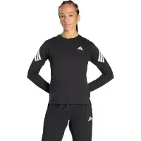 Adidas - Women's Adi365 Iconic Stripes L/S - Camiseta de running size XL, negro