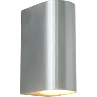 Llitt Lámpara de pared Mats II, 2 bombillas GU10, índice de protección IP44, aluminio