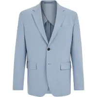 We fashion Chaqueta tipo saco para negocios azul pastel