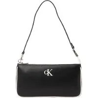 Calvin Klein Bolso de hombro negro / blanco