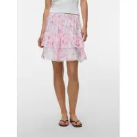 Vero Moda Falda rosa / blanco