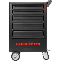 Gedore Juego de herramientas rojo, modelo R21562005, para carro de herramientas GEDWorker, 119 piezas, número de artículo 3301676