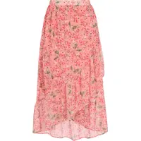 Faina Falda verde / coral / rojo