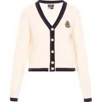 Dreimaster Maritim Cárdigan negro / offwhite