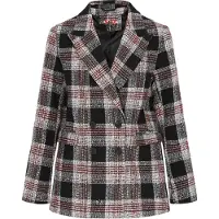 MyMo ROCKS Blazer gris claro / rojo / negro
