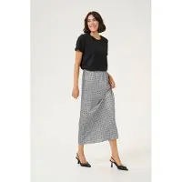 Kaffe Falda 'Lotte' gris / negro