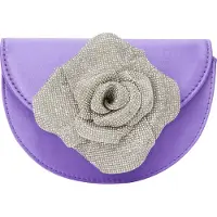 Faina Bolso de noche lila / plata