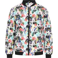 MO Chaqueta de entretiempo azul oscuro / altrosa / negro / blanco