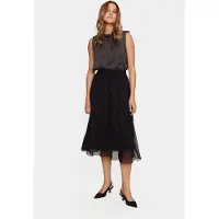 Saint tropez Falda 'Coral' negro
