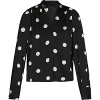 Faina Blusa crema / negro