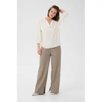 Kaffe Blusa 'KAAnnika' blanco lana