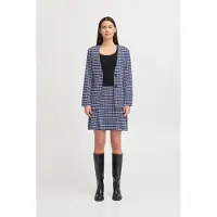 Ichi Blazer 'KATE CHECLÉ' azul / blanco