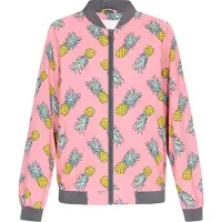 Mymo Chaqueta de entretiempo amarillo / gris / menta / rosa claro