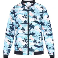 MO Chaqueta de entretiempo azul / marino / rosa / offwhite