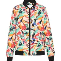 Mymo Chaqueta de entretiempo turquesa / rojo / negro / offwhite
