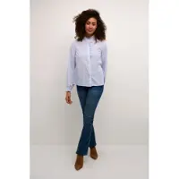 Cream Blusa 'CRBisca' azul cielo / blanco