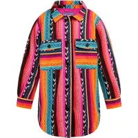 Mymo KIDS Chaqueta de entretiempo turquesa / naranja oscuro / rosa / negro