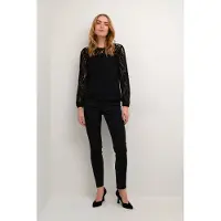 Cream Blusa 'Kit' negro