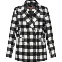 Mymo Blazer gris claro / negro / blanco