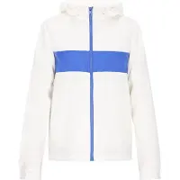 Mimo Chaqueta de entretiempo azul claro / blanco