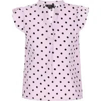 Faina Blusa 'Fashion Look' lila pastel / negro