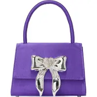 Faina Bolso de mano lila / plata