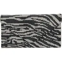 Faina Bolso de noche gris claro / negro