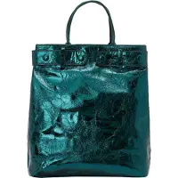 Faina Bolso de mano verde oscuro